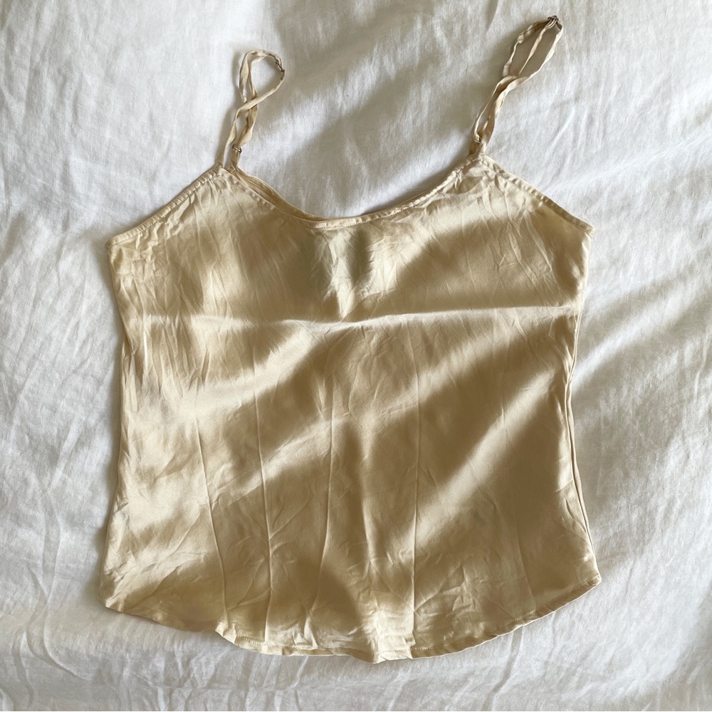 Reformation Alessandra Silk Top